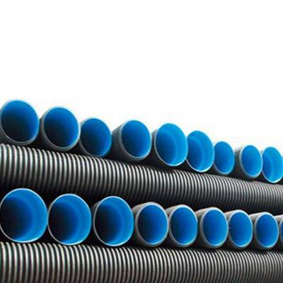 hdpe雙壁波紋管DN300SN4SN8 市政工程排污排水管