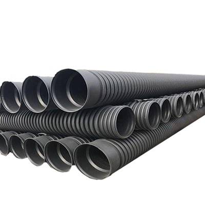 hdpe雙壁波紋管DN300SN4SN8 市政工程排污排水管
