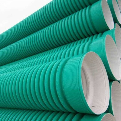 綠色排污管 PP-HM雙壁波紋管 聚丙烯排污管永州