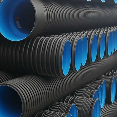 商丘pe雙壁波紋管道管材廠家漯河pe雙壁波紋管160多少錢一米