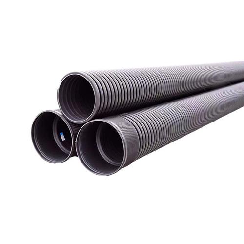 hdpe雙壁波紋管克拉螺旋波紋管鋼帶管內肋管市政排水管雙高筋纏繞