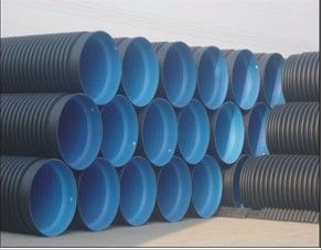 杭州湖州嘉興桐鄉地區直銷浙江越財塑業HDPE/PVC雙壁波管高清圖片-世界工廠網