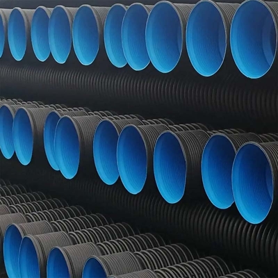 周口pe雙壁波紋管生產廠家鄭州直徑160pe雙壁波紋管管多少錢一米