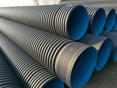 太原恒塑現貨供應廠家排水排污hdpe雙壁波紋管200和300